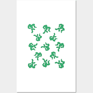 Cactus pattern Posters and Art